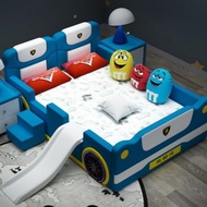 Car creative sports car bed modern minimalist youth styling bed car children's bed boy car bed