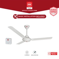 KDK M48SG Regulator Ceiling Fan with Standard Installation