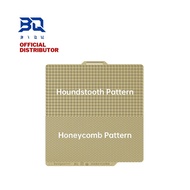 BIQU Dual-textured Build Plate with Honeycomb & Houndstooth Patterns for Bambu X1/P1/A1 Printers