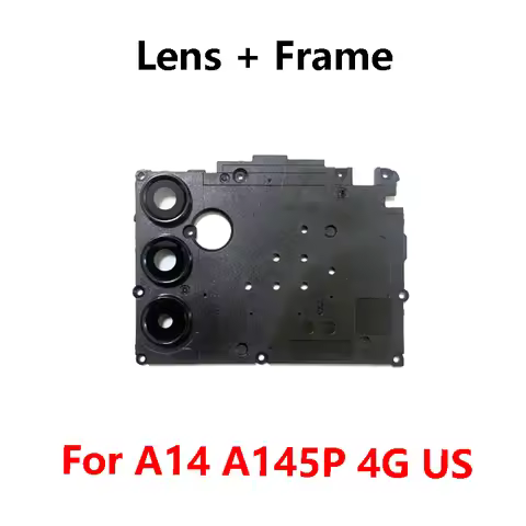 Back Camera Glass For Samsung Galaxy A14 A145P 4G Rear Back Camera Glass Lens with Frame