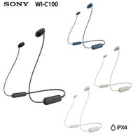 特價 Sony WI-C100  藍牙頸掛入耳式耳機 公司貨一年保固