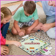 Classic Monopoly Board Game Set Classic Board Game Set Strategy Fun Banking Edition Board Game for Boys Kids shinsg