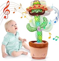 ENGINDEER Dancing Cactus Toy, Talking Cactus Toys, Gift for Baby Girls Boys Kids 1 2 3 6 9 12 Year O