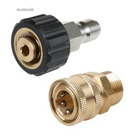 Pressure Washer Adapter Set Quick Connect M22 15mm Couplers Hose Pump Connector