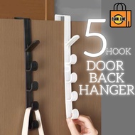 Back Door Hanging Hook Long Row Hanging Rack High Load Capacity Space Saver Door Hanger Multifunctional Backpack Hook