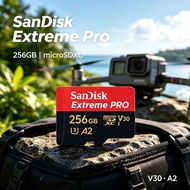 10‑Year Warranty /SanDisk Extreme Pro 256GB UHS-I A2 V30 U3 High Speed Micro Card For Dashcam CCTV S