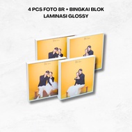 Print 4 PCS 8R + Modern Block Frame Wall Decoration