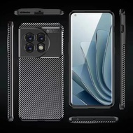 Carbon Fiber Shockproof Phone Case for Oneplus 11 1+11 Back Soft Cover