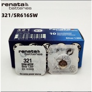 Renata 321 Watch Battery - SR616SW - Pack of 1