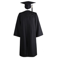 Jubah Konvo Dewasa Academic Graduation Gown With Mortarboard Robe for University Convocation Gown