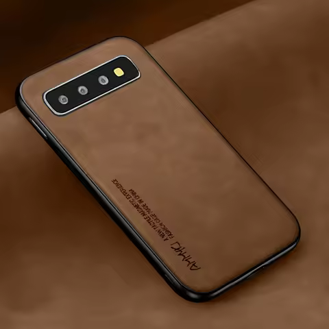 2025 Silicone Soft TPU Bumper Cover For Samsung Galaxy S10 S10E 5G Plus Case leather Case For Samsun
