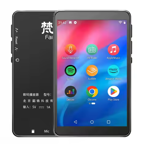 Android 10 WiFi MP3 Player Bluetooth 2G RAM Lossless Audio| 2.8" Screen | Play Store Download YouTub