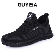 GUYISA Safety Shoes SRA Non-slip breathable anti smashing anti piercing  work shoes safety shoes