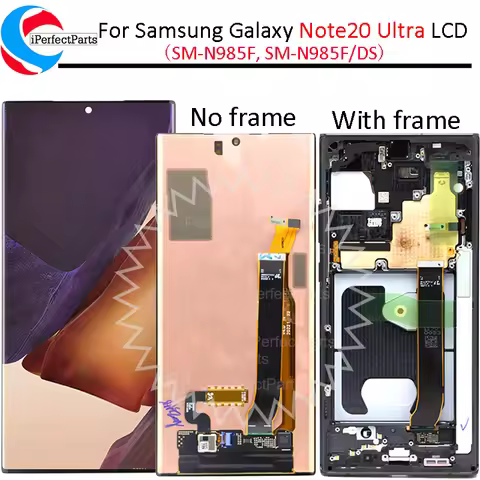 6.9'' AMOLED For Samsung Galaxy Note20 Ultra 5G LCD+frame Display Touch Screen Digitizer For Samsung