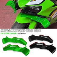 For Front Lip Fairing Small Wing ZX-6R ZX6R zx-6r ZX636R 2025 2024Motorcycle Front Winglet Spoiler W