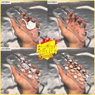 CASE CLEAR SPACE MILITARY DROP MOTIF CUTE GIRLY FOR OPPO A31 A77S A78 5G F9 F9 PRO F11 PRO RENO 2F 2