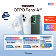 OPPO Reno14 5G 24 (12+12GB)+256GB / 24-Months Multi-Region Warranty / 6000mAh + 80W SUPERVOOC / eSIM