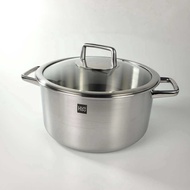 Huohou Panci Stock Pot Stainless Steel Three Layer Composite With Lid