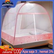 [dikirim dari jakarta] KELAMBU LIPAT CANTIK KELAMBU GANTUNG SUPER JUMBO 1.8mx2mTEMPAT TIDUR DEWASA K