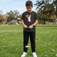 Shenzhu.distro - Unisex Children's Fashion Jogger Pants Set with So Iam Happy Motif, Ages 5-15 Years