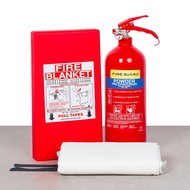 2KG Fire Extinguisher and Fire Blanket 1.8m