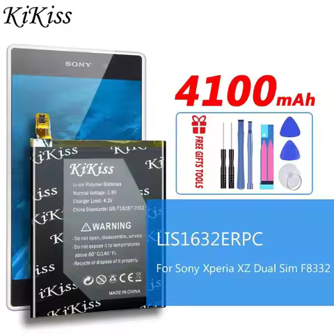 LIS1632ERPC For Sony Xperia XZ Xzs F8331 F8332 Fast Charging High Capacity Mobile Phone Battery 4100