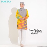 Sameera Jersey Muslimah Active Wear Yellow