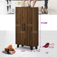 2 Door 4 Layer Solid Shoes Cabinet / Wood Shoes Rack / Shoes Storage Rack / Kasut Cabinet / Cabinet 