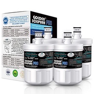 GOLDEN ICEPURE ADQ72910901 Refrigerator Water Filter NSF/ANSI 53&amp; 42&amp; 372 CERTIFICATION Compatible with LG LT500P, 5231JA2002A, ADQ72910907, Kenmore 9890, 469890,GEN11042FR-08 4PACK