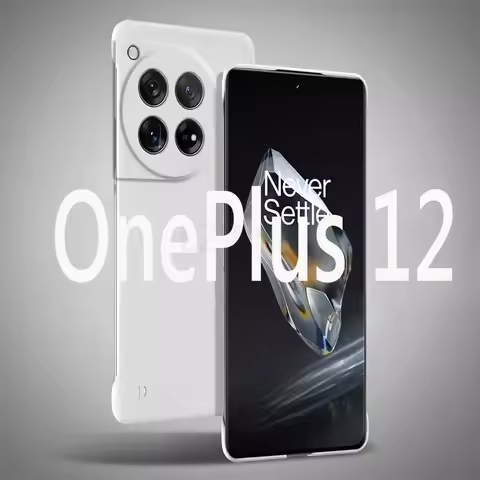 Frameless Slim Skin Matte Hard Back Cover Case On For OnePlus 12 One Plus 12 OnePlus12 5G ShockProof