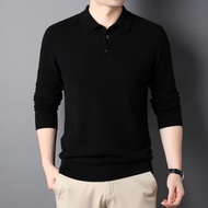 Erdos City Autumn/Winter Men's Cashmere Polo Shirt