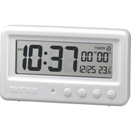 Waterproof Digital Timer Clock - AquaProof White 8RDA72SR03 by RHYTHM