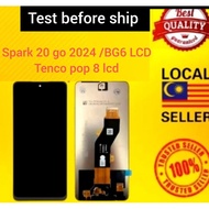 TECNO SPARK GO 2024 LCD BG6 LCD TECNO POP 8 LCD Spark go 2024 lcd Tecno pop 8 lcd spark go 2024 lcd 