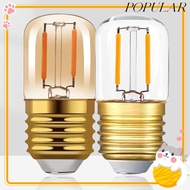 POPULAR T28 Crystal Light Bulb, E26 E27 Warm White LED Light Bulb,  Candle Incandescent 1W Light Bul