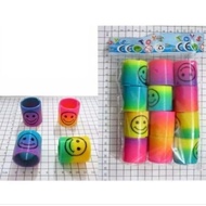 1 dozen 12 rainbow spiral Spring toys