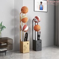 籃球置物架家用桌球羽毛球運動健身體育用品收納筐籃球足球收納架