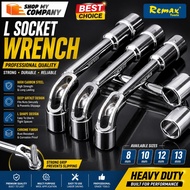 L Angle Box Socket Spanner Wrench 7mm 8mm,10mm,12mm, 14mm - Hardware