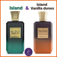100% Original Khadlaj  Island & Island Vanilla Dunes EDP 100ml spray by unisex