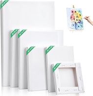 Kigniote Canvas Set, 6 Pieces Canvas for Painting, 30 x 20.20 x 20.20 x 15.15 x 10, 10 x 10 cm, Stre