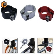 prettyia Bicycle Seat Post Clamp, Road Bike Seat Post Clamp, 31.8mm Lightweight And Reliable for Mou