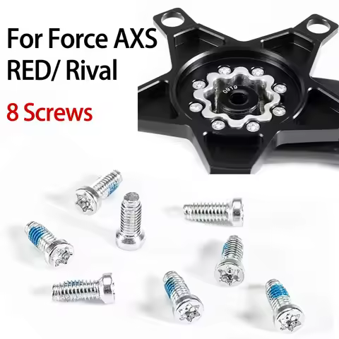 PASS QUEST 8 screws For sram red 22 e1 etap Force 1 Rival axs plate quarq powermeter 8 bolt Spider 1
