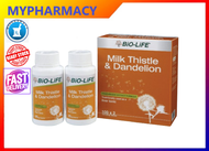 BIO-LIFE Milk Thistle &amp; Dandelion Tablets [Liver Health // Detoxification // Supplement for Liver // Nutrient for Liver]