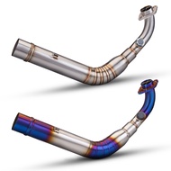 Motorcycle exhaust silencer tube mid section adapter tube for yamaha cygnus gryphus 4v