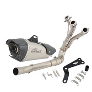 Slip On For Yamaha MT09 MT-09 Tracer 9 900 GT XSR900 2020 - 2023 Motorcycle Exhaust System Front Lin