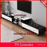 IXW4 TV Consoles Telescopic TV Cabinet New Nordic Minimalist Modern Small Apartment Living Room Bedroom Simple Small TV Cabinet Home TV Table Wooden TV Stand  Drawer Cabinets