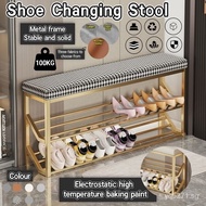 [20cm Wide]shoe Rack Shoe Cabinet Shoe Cabinet with Seat Slim Shoe Cabinet with Seat Shoe Rack Stool