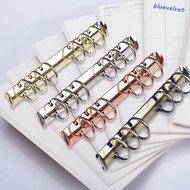 BLUEVELVET Spiral Rings Binder Clip Notebook Diary A5 A6 A7 Metal File Folder Refillable