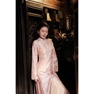 Modernized Ao Dai - [NEW Ao Dai Collection - READY STOCK] NGUYEN ANH Brocade Ao Dai| Soft, High Qual