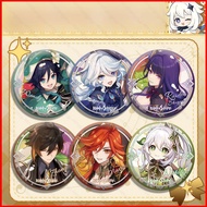 PS3 Genshin Impact 4th anniversary Laser Silver Onion Double Flash Badge Game peripherals Collection