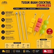 Stainless Steel Cocktail Garnish Pin Fruit Skewer